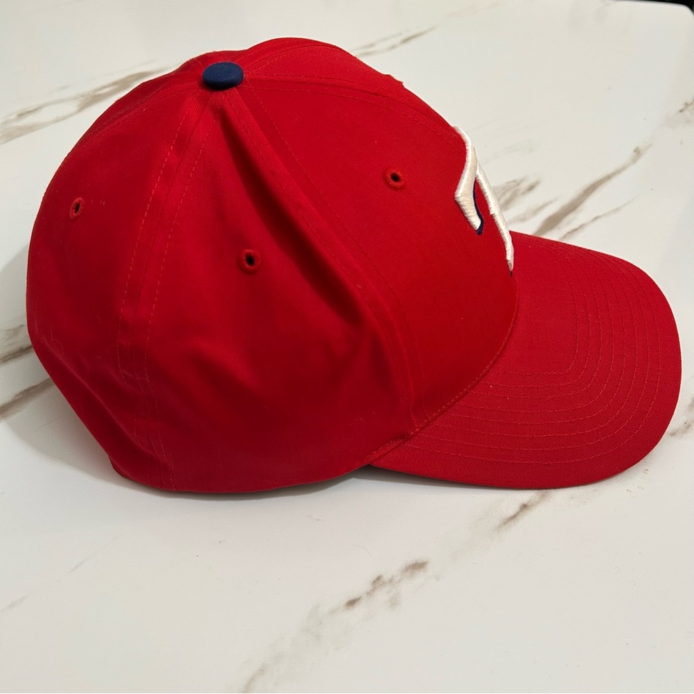 Vintage Texas Rangers Hat Cap Snapback Red MLB Baseball Twins Enterprise 90s Vtg - Picture 4 of 8